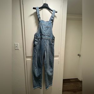 Denim Overalls Distressed Size XS